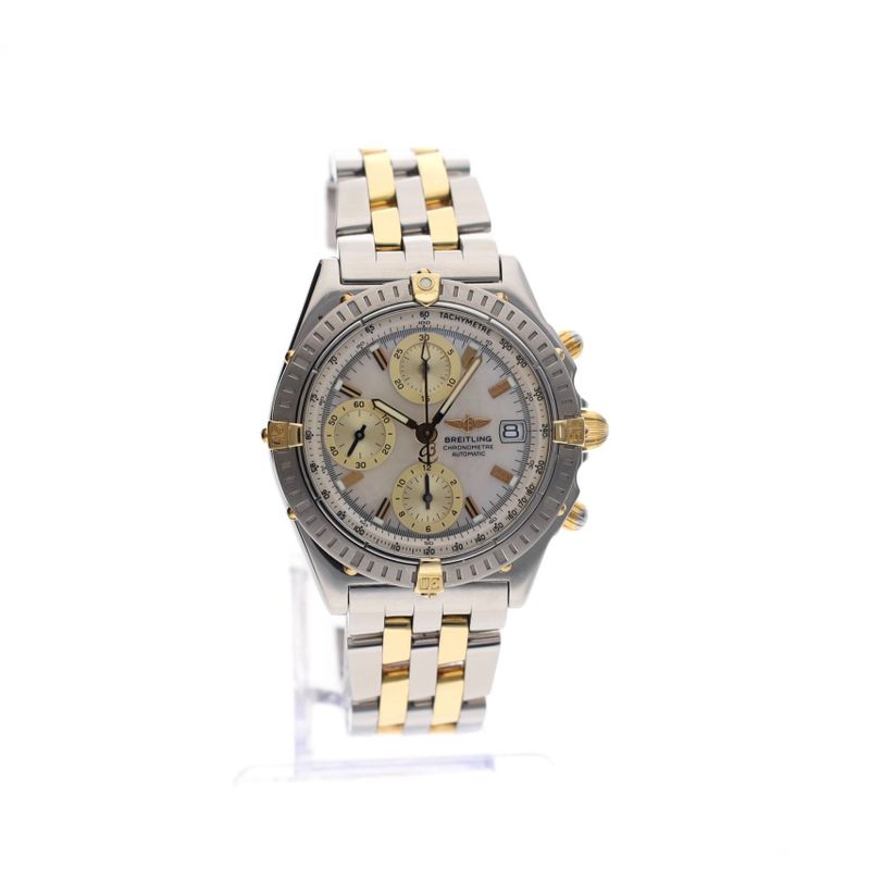 Image 16 of Breitling Chronomat Chronograph 'Mother of Pearl' B13352; Automatic Men's Watch