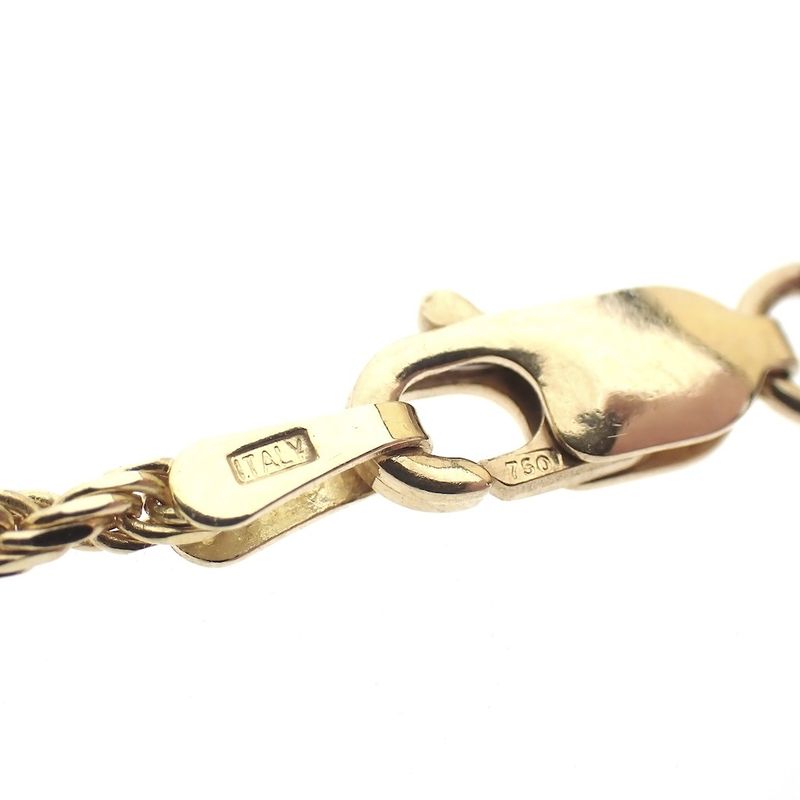 Image 6 of Long gold twisted link chain