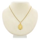 Image 3 of 18 kt Vintage gold religious pendant of Mary