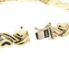 Image 6 of Gold fantasy link bracelet with zirconia