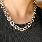 Image 11 of Silver fantasy link chain.