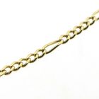 Image 3 of Gold Figaro link chain | 45 cm