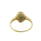 Image 4 of Golden fantasy ring with diamonds | 0.02 ct.
