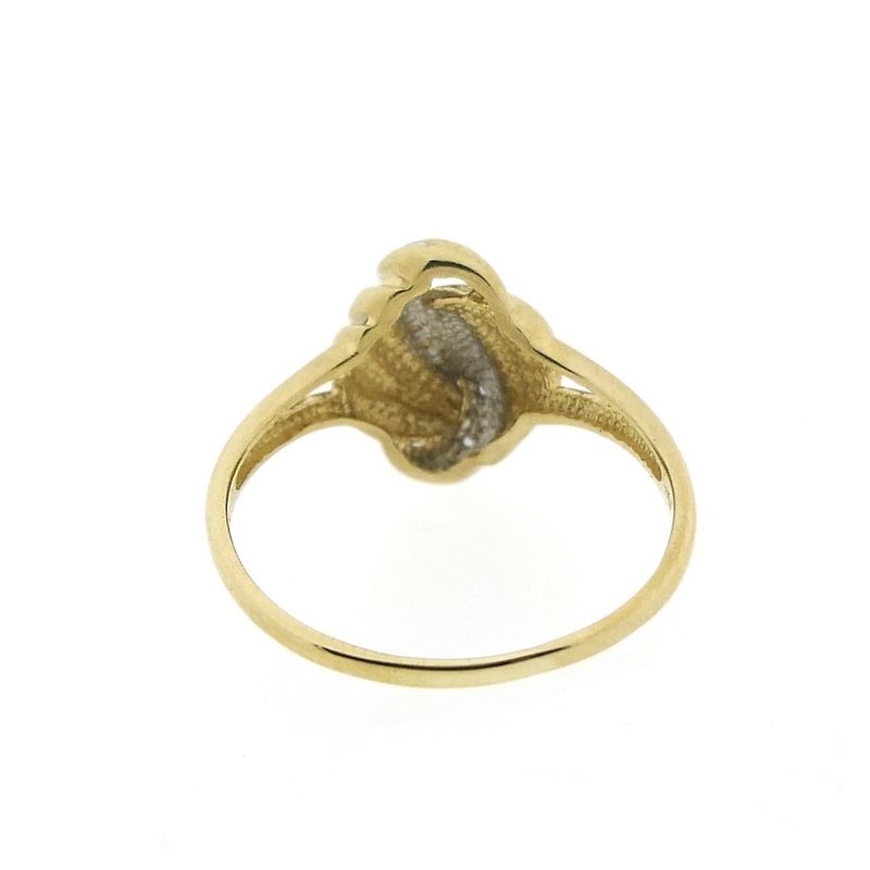 Image 4 of Golden fantasy ring with diamonds | 0.02 ct.