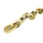 Image 5 of Two-tone gold anchor link necklace