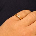 Image 9 of Gold ring with zirconia