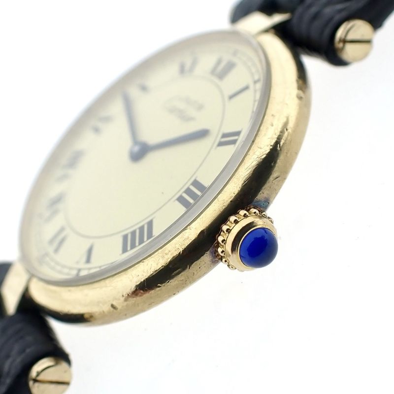 Image 7 of Cartier Must Vermeil; Ladies watch