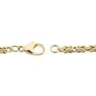 Image 5 of Gold square king's link bracelet | 23 cm