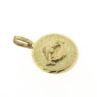 Image 3 of 18 carat gold zodiac sign pendant; Pisces