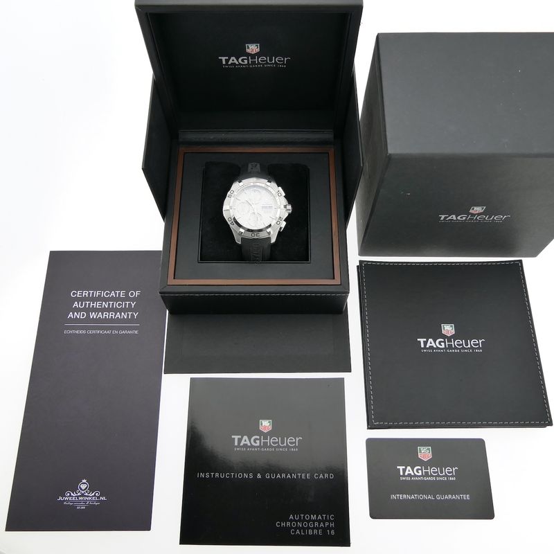 Image 3 of TAG Heuer Aquaracer Automatic CAF2011; Chronograph men's watch