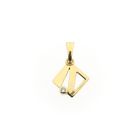 Image 1 of Gold pendant with zirconia