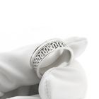 Image 5 of Silver ring with meander pattern