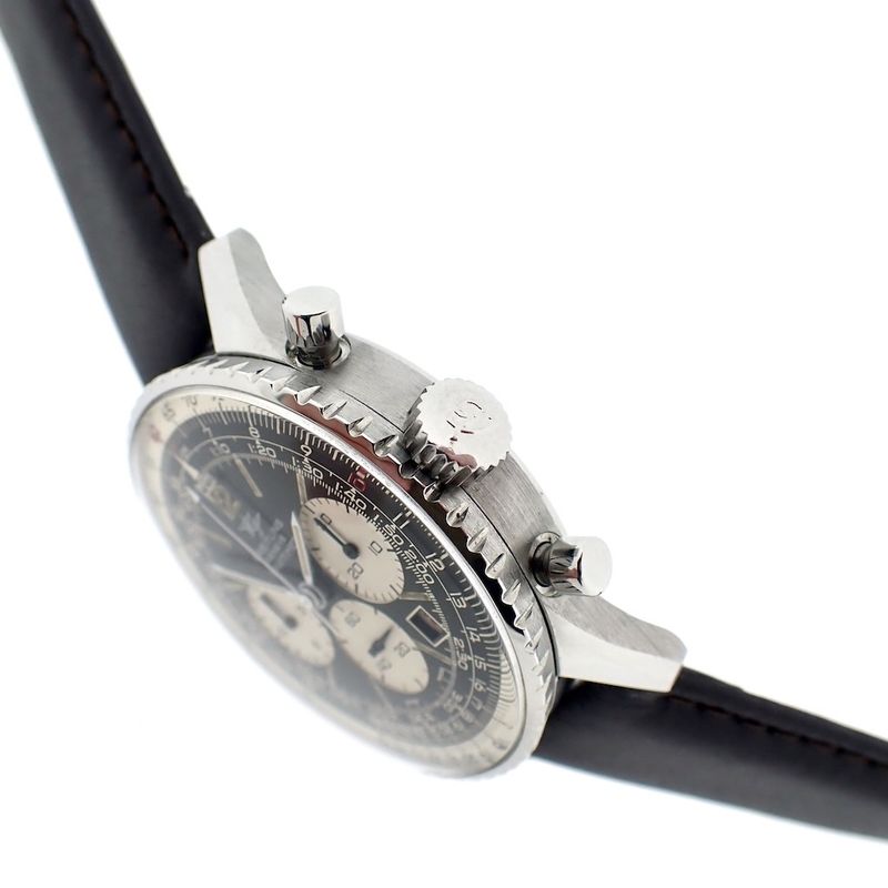 Image 13 of Breitling Navitimer 7806; 1970s pilot's chronograph watch