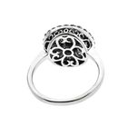 Image 12 of 18-karat white gold vintage cocktail ring with 1.96 ct. diamonds.