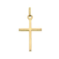 8 kt. Pendant with a subtle cross