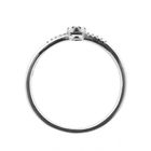 Image 4 of White gold ring with diamonds | 0.11 ct.