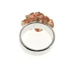 Image 7 of Silver ring with rose quartz beads