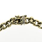 Image 9 of Gold gourmet link bracelet | 19 cm