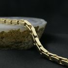 Image 7 of Gold flat cardano link bracelet