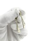 Image 2 of Gold diamond-plated earrings