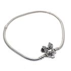 Image 1 of Disney Pandora Moments Pavé Minnie Mouse; Silver; Snake Chain | 20 cm