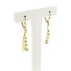 Image 4 of 8K earrings with a mix of gemstones