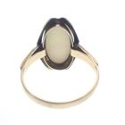 Image 5 of Gold ring with white opal