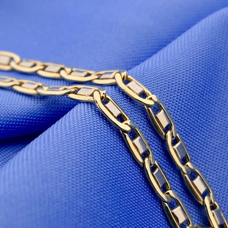 Image 7 of Two-tone gold fantasy link bracelet