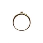 Image 3 of Gold solitaire ring with zirconia