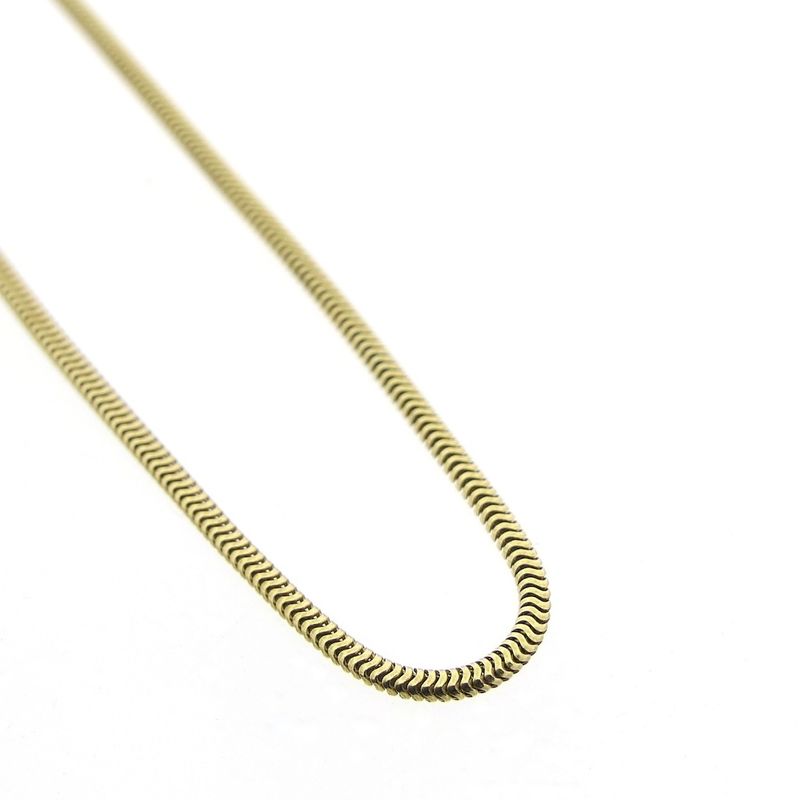 Image 3 of 8-karat snake link chain | 50 cm