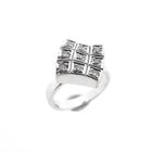 Image 1 of White gold ring with diamonds; LA DIVA