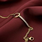 Image 2 of Gold anchor link bracelet with diamond; 0.275 ct. | 18-21 cm