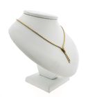 Image 5 of Gold Fantasy Link Necklace with Fixed Pendant; 14 Karat; 43 cm