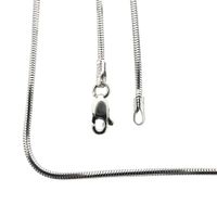 White gold snake link chain