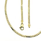 Image 1 of Gold closed Figaro link chain | 46.5 cm