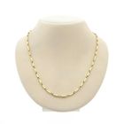 Image 1 of Gold square bar necklace