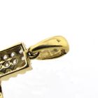 Image 7 of Gold pendant of a cross with zirconia