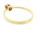 Image 6 of Gold solitaire ring with diamond; 0.02 ct.