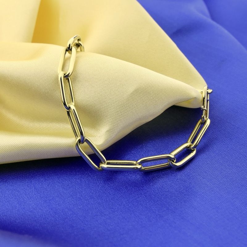 Image 2 of Gold closed forever bracelet