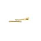 Afbeelding 5 van Gouden minimalistische hanger met diamant; 0,015 ct.