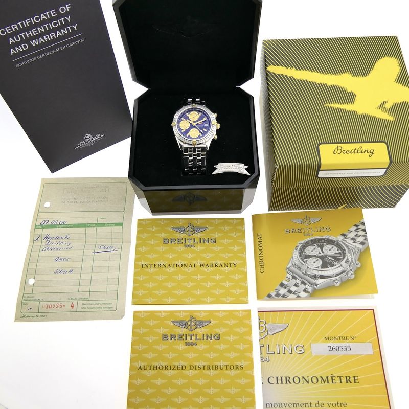 Image 4 of Breitling Chronomat GT B13352; Chronograph men's watch