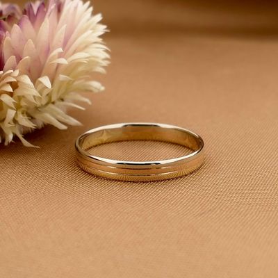 Afbeelding 2 van Tricolor gouden ring