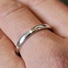 Image 7 of Platinum ring; Tiffany & Co; By Elsa Peretti