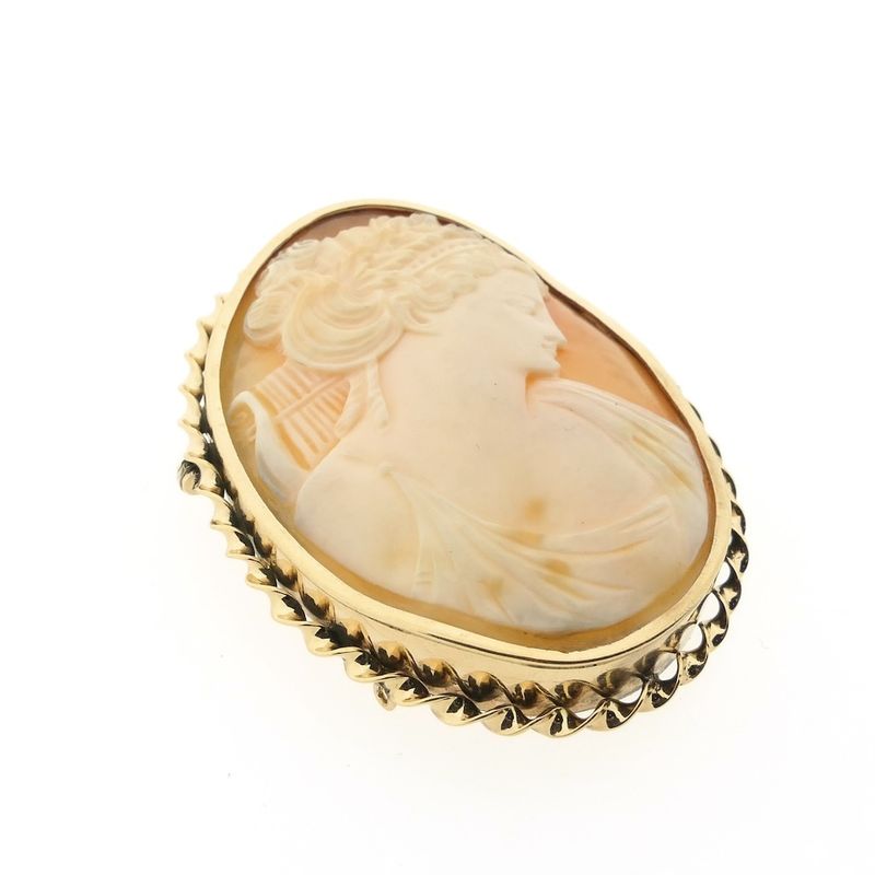 Image 4 of 8 carat brooch with cameo