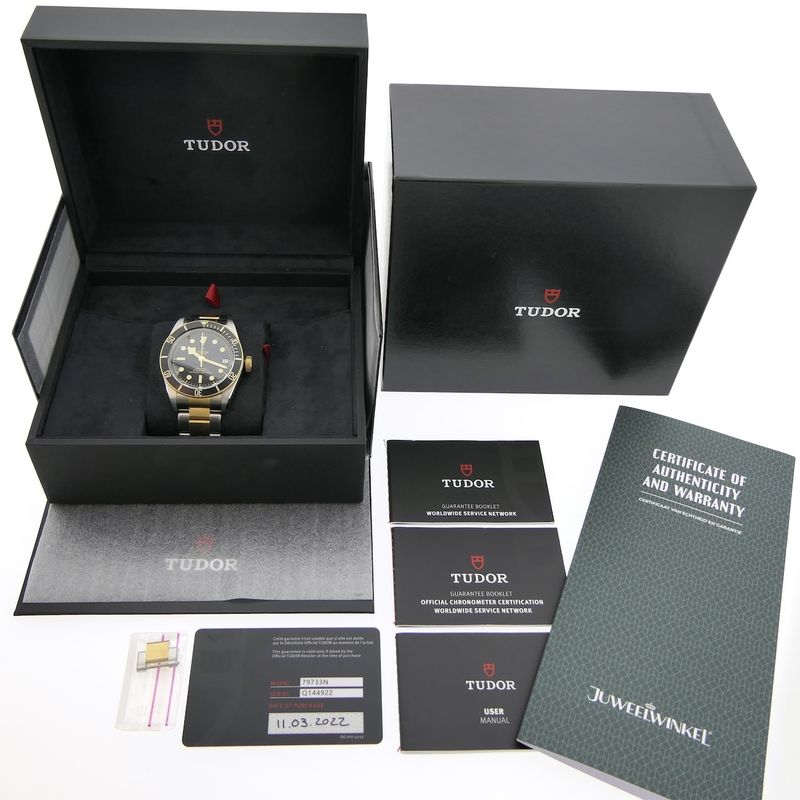Image 18 of Tudor Black Bay 41mm Heritage 79733N; Gold/steel men's watch