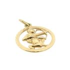 Image 5 of Gold zodiac sign pendant; Sagittarius