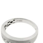 Image 6 of Platinum row ring with diamonds