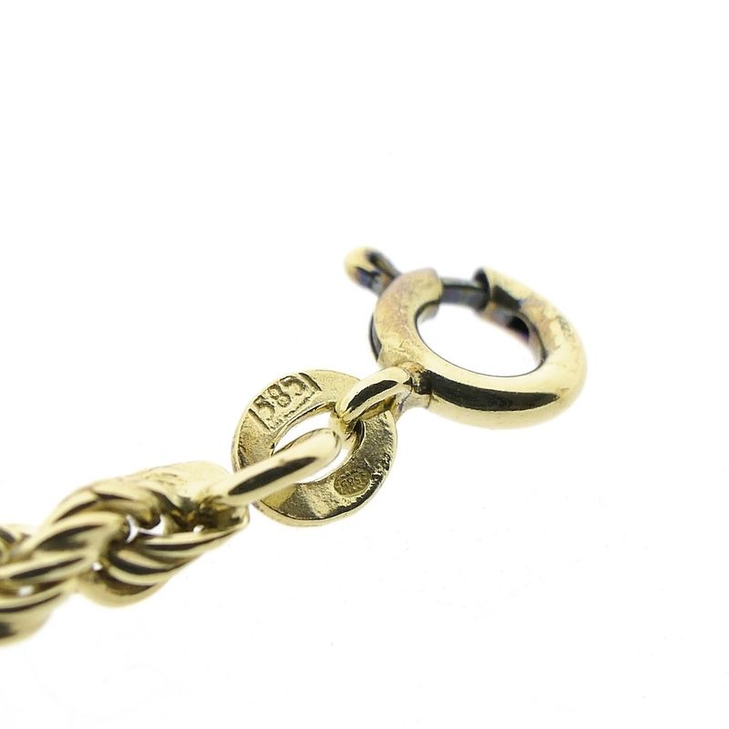 Image 8 of Gold twisted link necklace