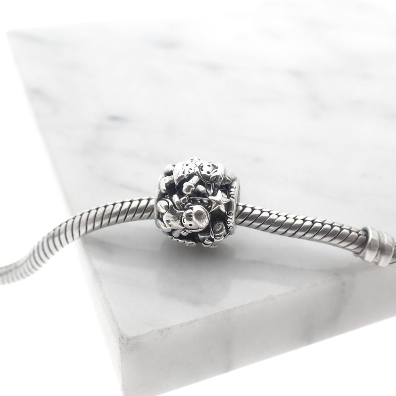 Image 2 of Pandora charm; Silver; Christmas Icons