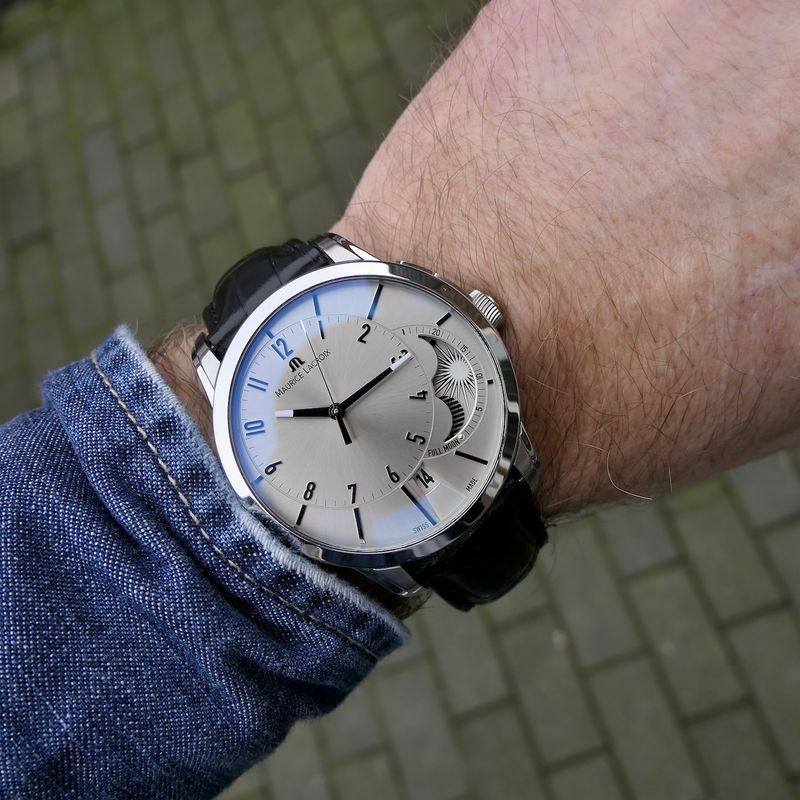 Image 22 of Maurice Lacroix Pontos Decentrique Phase de Lune PT6318; Automatic men's watch